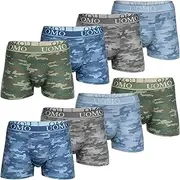 [Pesail] Pack of 10 or 5 Boys' Cotton Boxer Shorts Sizes 158 164 170 Underwear Retro Shorts Underwear