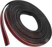 Zerodeko Shaped Rubber Weather Stripping Seal Strip for Car Windshield Sunroof Rear Window Noise Reduction Leak Prevention Compatible with Various Models