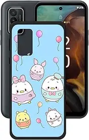 [Generic] TPU Cover for Nokia XR21, Black Flexible Silicone Slim fit Soft Shell Cute Back Case Bumper Rubber Protective Case for Nokia XR21 (6,49") - KE118