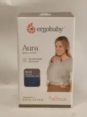 Ergobaby Aura Baby Wrap Newborn 8-25 Lbs Twilight Navy Blue Knit
