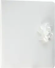 BEVERLY CLARK | AMOUR WHITE EMBOSSED WEDDING MEMORY BOOK *NEW* 41E RARE RETIRED