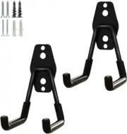 2 Pack Garage Storage Utility Hooks，Garage Garden Tool Organizer，Steel Wall Moun
