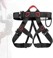 Rock Climbing Harness | Lightweight Adjustable Safety Belt - Multi-functional Professional Climbing Gear Outdoor Rappelling Equipment Harness For Women Men