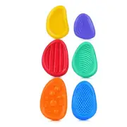6Pack Sensory Stone Toys Textured Worry Stone for Autism Kids Calming Down4061
