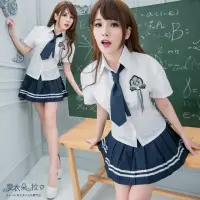 在飛比找momo購物網優惠-【愛衣朵拉】制服 角色扮演學生服裝 XS-XL(角色扮演 白