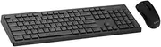 Moki Wireless Keyboard and Mouse, Black