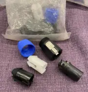 (3) Three Original NEUTRIK NL4FC 4-POLE SPEAKON Cable Mount Speaker Connector