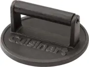 6.5" Cast Iron Smashed Burger Press, Juicy & Crispy Burgers for Bbqs, Cookouts