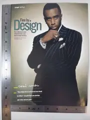 2004 Fashion AD 8 Pages Hilfiger Kors Sean John Run DMC Marc Ecko Diddy Combs