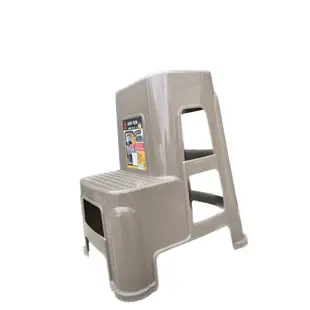 朴子現貨台灣製造最耐重最高咖啡色展瑩塑膠梯椅洗車椅階梯椅聯府keyway RC-699玉山梯椅子倒放可當垃圾桶更穩更厚