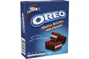 Oreo Milk Chocolate Wafer Stick Cookies 10 Pack 128g