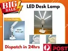 Four-Head Touch LED Desk Lamp USB Bedside Study Reading Table Light Dimmable VIC