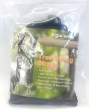 Tree Swing Straps Set of 2 Tree Hanging Kit 4ft 2200 lb Capacity & 2 Carabiners