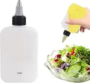 Condiment Bottles Squeeze | Portable Spices Storage Container,120ml Refillable Condiment Squeeze Bottles for Camping Travel Restaurant Outdoor Cooking Picnic RV