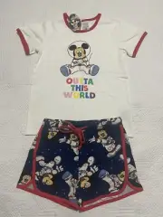 Size 6 Peter Alexander Space Mickey Mouse Pyjamas PJs NWT