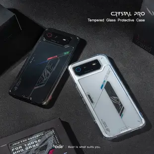 現貨 hoda 華碩 ASUS ROG Phone 8 8Pro ROG 8Pro 晶石鋼化玻璃 軍規防摔保護殼 保護套