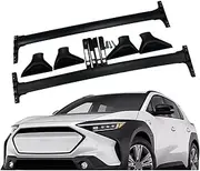 2PCS Crossbars Roof Rack Cross Bar Rail Baggage Luggage Rack Black Compatible for Solterra 2023 2024 2025