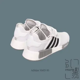 ADIDAS ORIGINALS NMD R1 黑白 三線 情侶款 BOOST GZ9261【Insane-21】