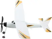 ERINGOGO 1 Set Rubber Band Powered Glider Plane Outdoor Model for Interactive Play Lightweight and Easy to Transport Promotes Parent Bonding Present for Aviation Enthusiasts