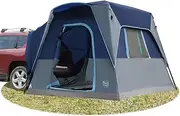 [TIMBER RIDGE] 5 Person SUV Tent with Movie Screen Weather Resistant Portable for Car SUV Van Camping, Includes Rainfly and Storage Bag, 10' W X 8' L X 7.1' H