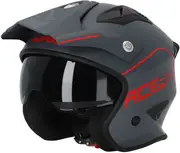 Acerbis Aria 2023 Jet Helmet, grey-silver, Size S for Men Grey Silver
