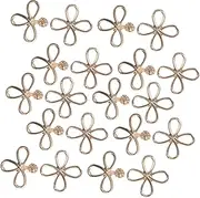 FRCOLOR 10 Pairs Chinese Knot Elegant Closure for Hanfu Qipao Traditional Craft Buttons for Clothing DIY Projects Modern Fashion