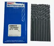 Union Butterfield 17/64" Drill Bit HSS 6" Aircraft Extension Drills 12 Pack USA