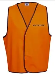 [HolyShirt HI-VIZ] VOLUNTEER HI-VIZ DAY VEST