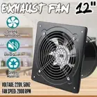 12'' 150W Silent Extractor Fan Duct Hydroponic Inline Exhaust Vent Industrial AU