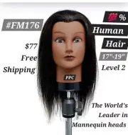 Polly Products #FM176 Female Training Manikin Dark-Skin, Dk. Brown, 17"-19" L2