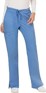 [Cherokee] Scrubs for Women Workwear Revolution, Drawstring Scrub Pants, Soft Stretch WW120