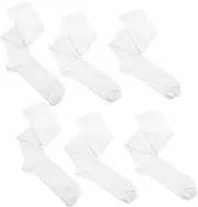 [LIGIGWASH] 3 Pairs Men's Compression Socks Breathable Sports Socks for Running Jump Rope Flight Wide Calf Moisture Wicking Crew Length All Seasons