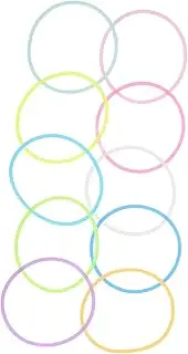 Pcs Neon Silicone Jelly Bracelets Glow Dark Wristbands for Party Fashionable Luminous Jelly Bracelets