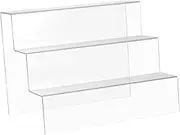 Acrylic Ladder Type Display Stand Multi-layer Perfume Organizer Plastic Shelf for Toys Adornments