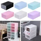 Footwear Holder Foldable Shoe Cabinet Clear Shoes Storage Box Shoe Organizer