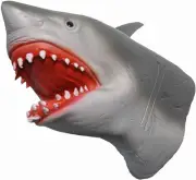 Hand Puppet Toys Realistic Latex Animal Shark Instagram Children Toys (Shark)