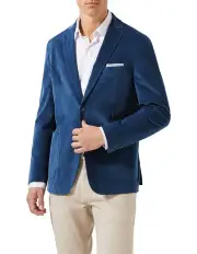 [Van Heusen] Slim Blazer Jacket in Dark Denim