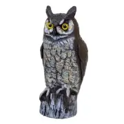 Large Fake Owl Decoy to Scare Birds Away - Garden Two Color Great Horned Owl