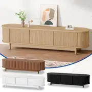 ALFORDSON TV Cabinet Entertainment Unit Stand 160cm Storage Shelf Wood Door