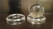 10 XLarge 3" Round Dimple Display Stands For Crystal Healing Spheres
