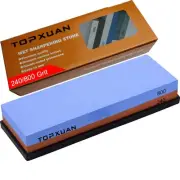 Knife Sharpening Stone 240/800 Grit 2 Sided Sharpener Whetstone,Professional ...