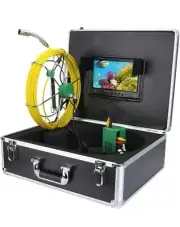 50m/164ft Cable Sewer Camera 7" HD Display Drain Pipe Pipeline Inspection System