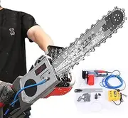 5800W/8800W Concrete Saw,Electric Concrete Chain Saw,Diamond Chain Wall Cutter,with Water Pump,for Cutting Concrete,Steel Bars,Marble,35cm/13.8in