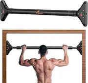 Sportneer Pull Up Bar: Strength Training Chin up Bar without Screws - Adjustable 75-94cm Width Locking Mechanism Pull-up Bar for Doorway - Max Load 200kg for Home Gym Upper Body Workout Non-slip