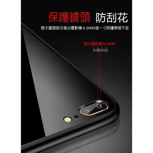 送保護貼 防刮玻璃背蓋i8 SE2 Plus手機防摔殼i7 Plus保護殼 iPhone X 6s 軟邊框透明殼 免背貼手機殼【樂天APP下單4%點數回饋】