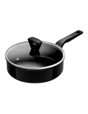 [Tefal] Renew Induction Ceramic Sautepan with Lid 24cm in Black