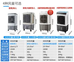 -水冷扇8000強風冷爾爽工業空調扇家用水冷小空調大型冷風機單冷型商用制冷-