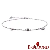 在飛比找momo購物網優惠-【BRILLMOND JEWELRY】鑽石腳鍊50分925銀