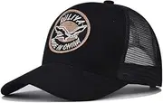 URTAODFE Fashion Suede Flying Bird Baseball Cap - Breathable Outdoor Mesh Summer Hat Adjustable Unisex Sporty Casual Cap