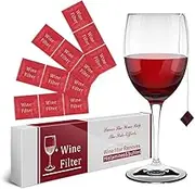 Wine Filter Sulfite Histamine Purifier: Wine Filters Remover Histamines Sulfite - Alleviates Headaches Prevent Wine Sensitivities (12 Packs)